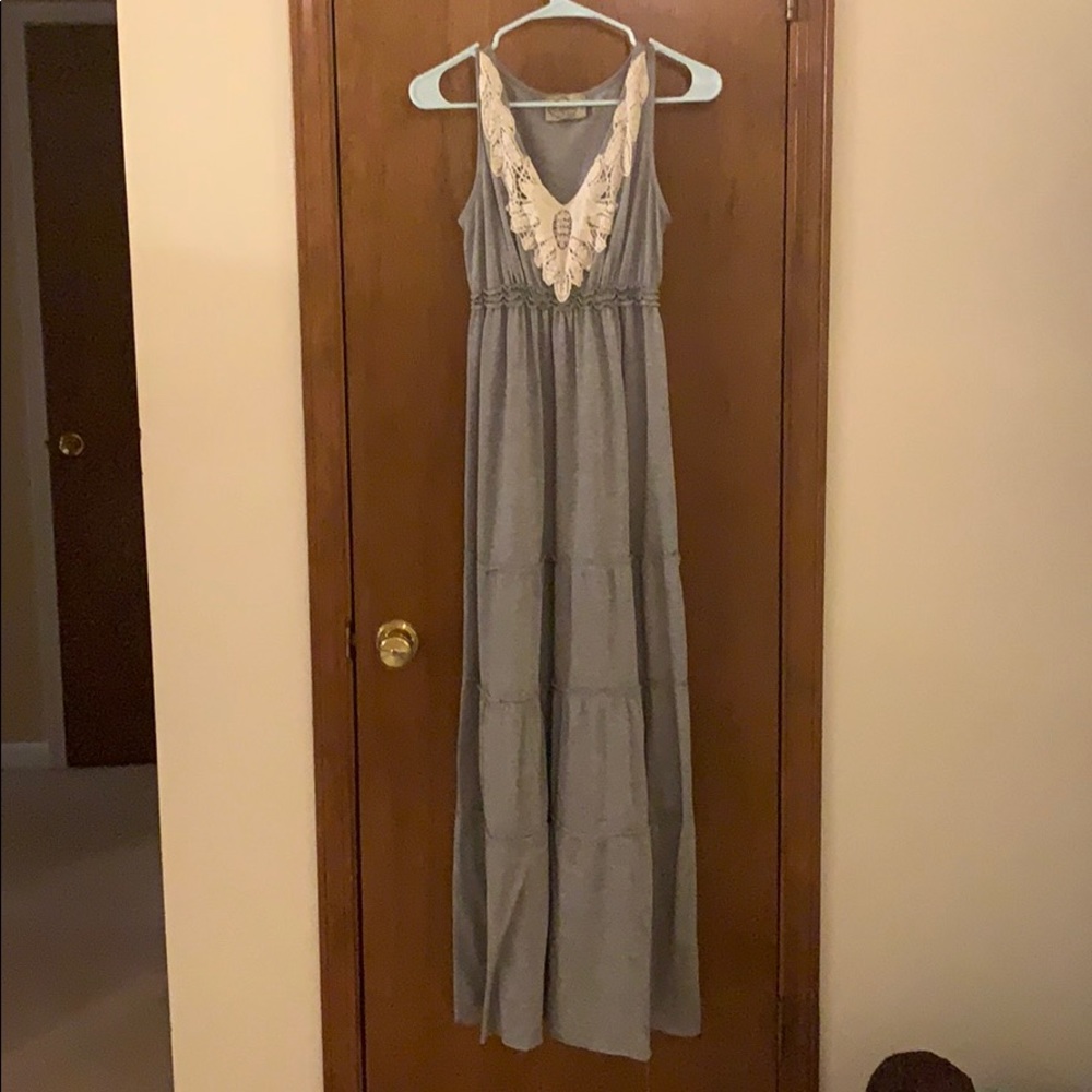 Grey maxi dress